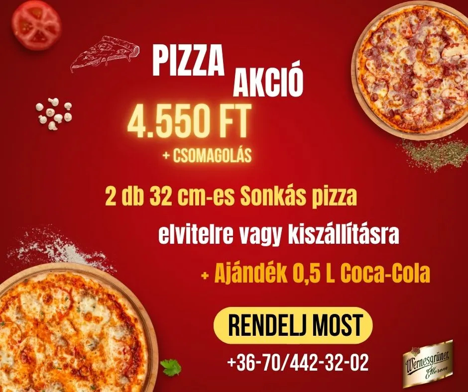 Pizza akció